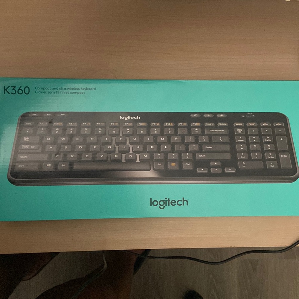 Logitech slim wireless keyboard